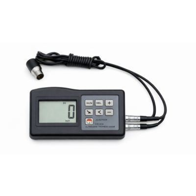 Medidor de espesor digital por ultrasonido portátil con pantalla LCD y sensor externo