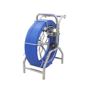 Carrete con cable de empuje de 60 metros y estructura reforzada del modelo WPS-FH2-C38PTF.