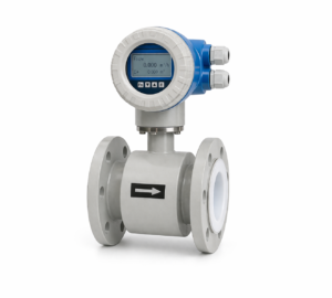 Caudalímetro electromagnético compacto para pulpa con display integrado en línea