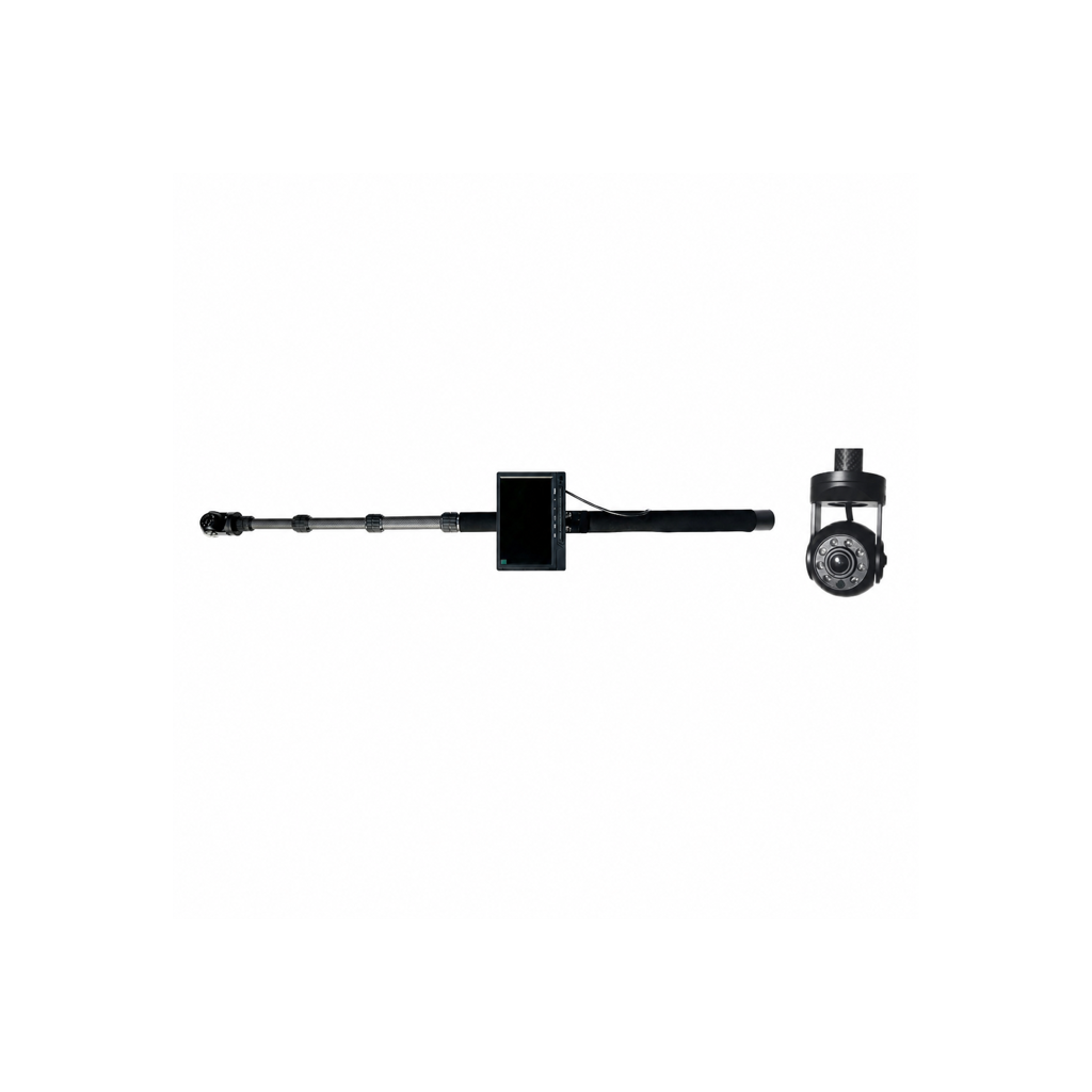 Pértiga telescópica orientable del sistema de inspección AZ-V528L con monitor integrado